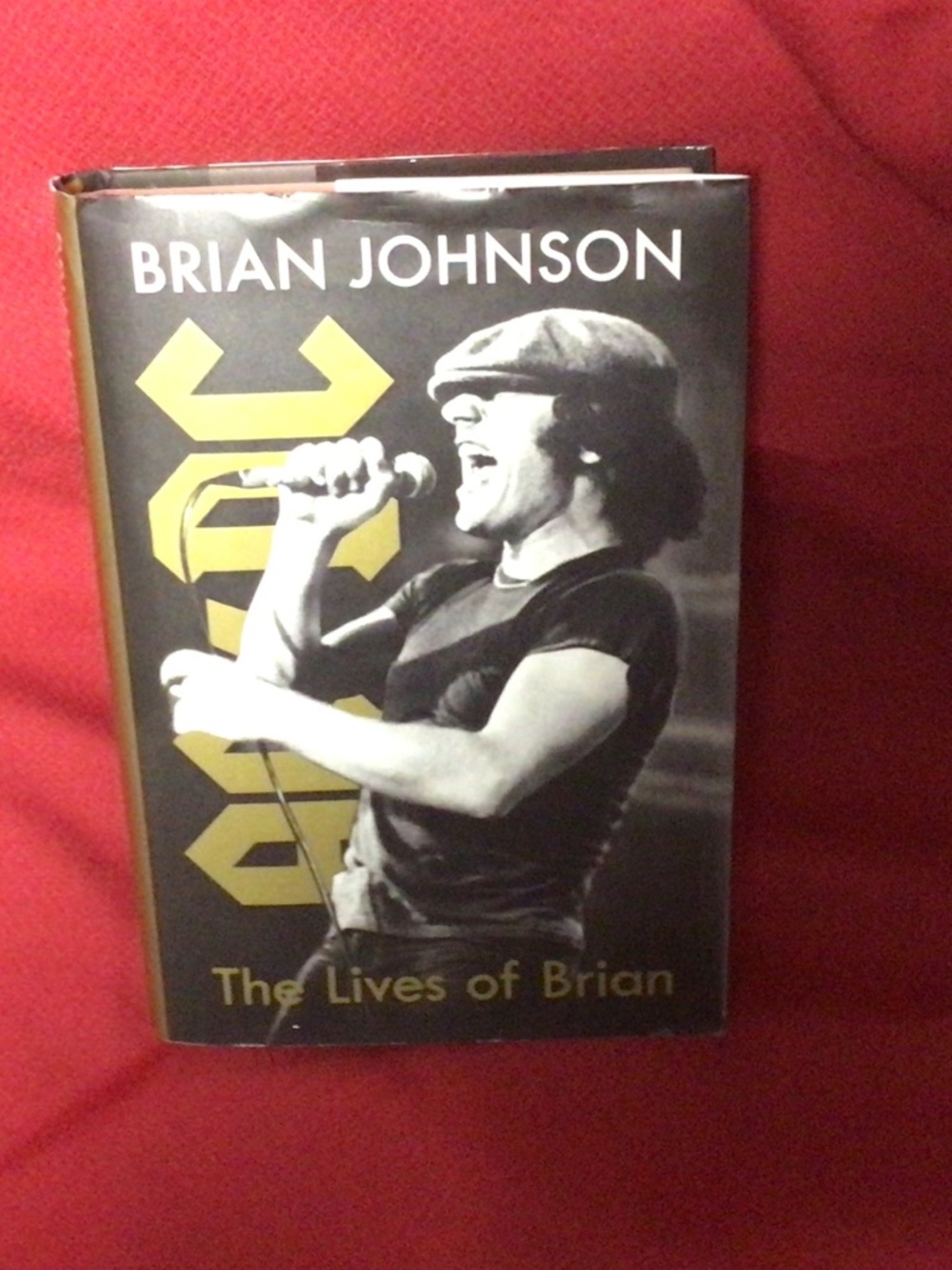AC/DC  Brian Johnson hardcover book